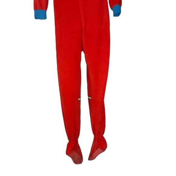 DC Comics Wonder Woman Pajamas Juniors L Costume PJs Footies Unionsuit Halloween - Picture 8 of 10